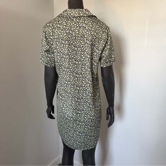 AllSaints Floral Button-Front Mini Dress – Size 4 - Picture 4 of 8